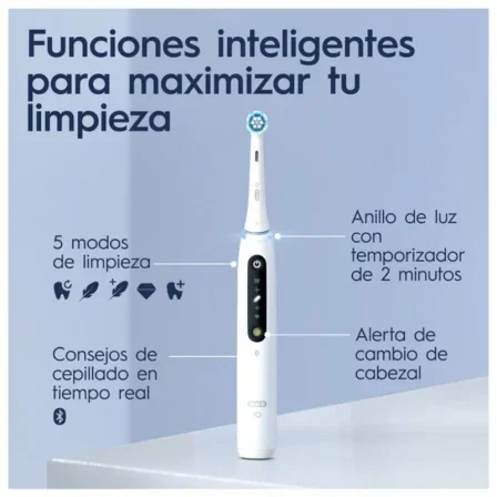 Oral-B Cepillo Dental Eléctrico iO Serie 5S Blanco con 1 Cabezal Oral-B Cepillo Dental Eléctrico iO Serie 5S Blanco con 1 Cabezal